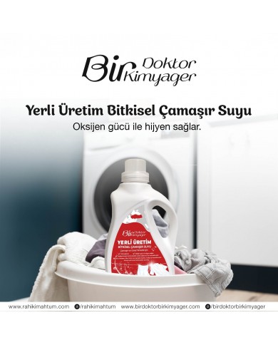 Yerli Üretim Bitkisel Çamaşır Suyu (1L) Yerli Üretim Bitkisel Çamaşır Suyu (1L)