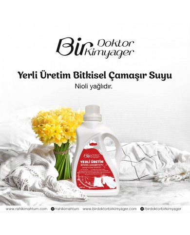 Yerli Üretim Bitkisel Çamaşır Suyu (1L)