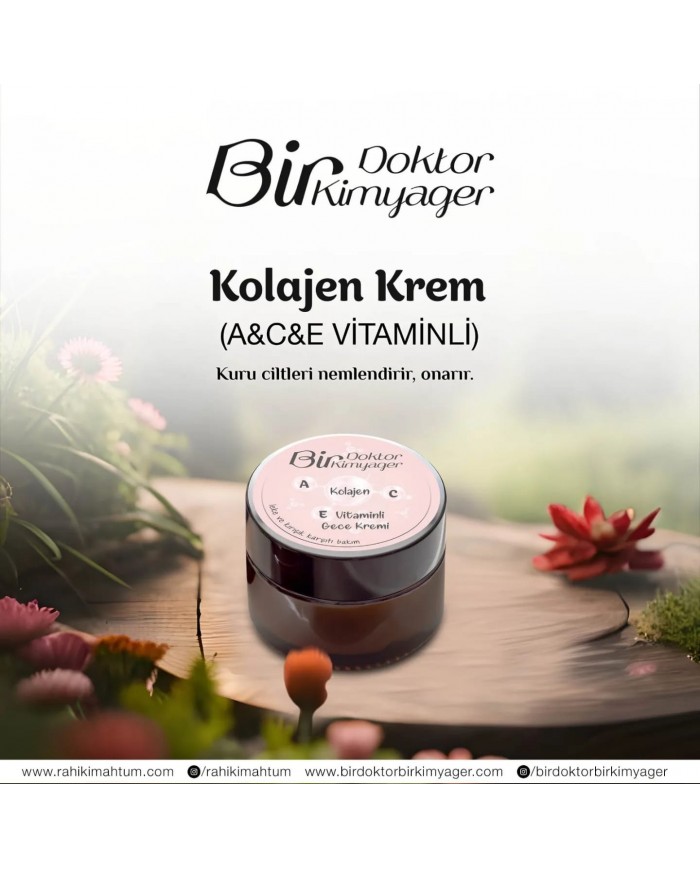 Kolajen Krem (A&C&E Vitaminli) (50 mL)