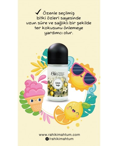 Ter Kokusu Önleyici Limon Yağlı (50 mL) Ter Kokusu Önleyici Limon Yağlı (50 mL)