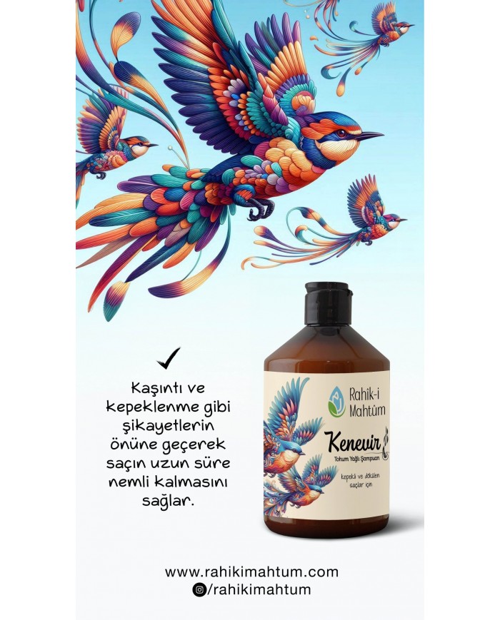 Kenevir Tohumu Yağlı Şampuan (500 mL)