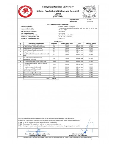 Kenevir Tohumu Yağı (100 mL)