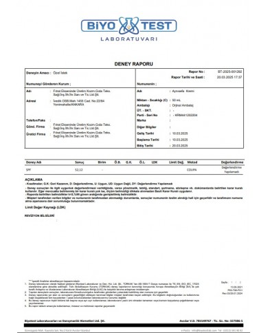 Aynı Sefa Kremi (50 mL) Aynı Sefa Kremi (50 mL)