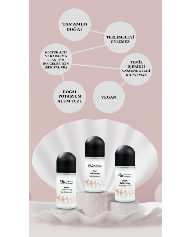 Pearl Whitening Roll On Deodorant (50 mL) Pearl Whitening Roll On Deodorant (50 mL)