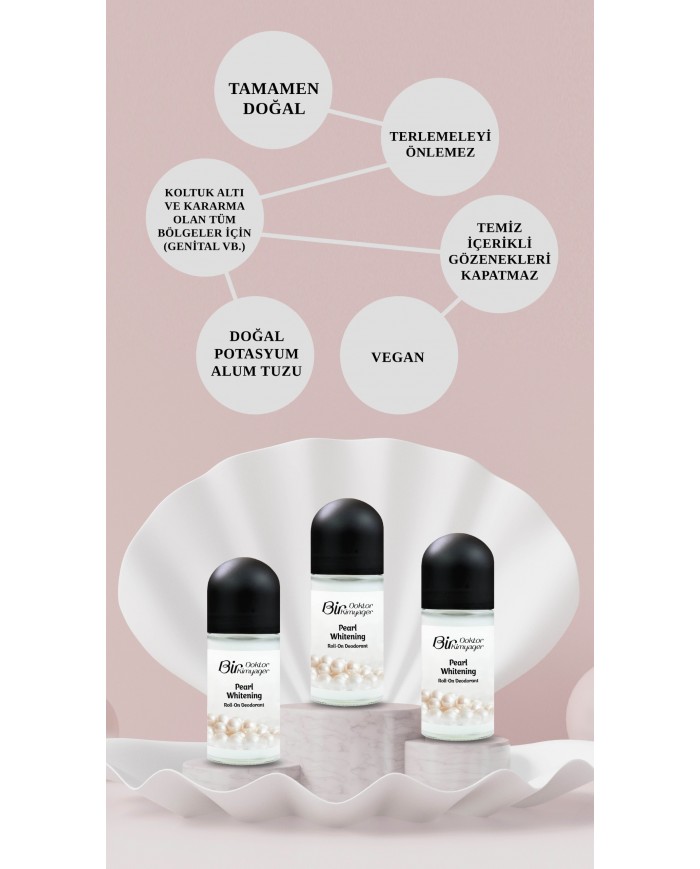 Pearl Whitening Roll On Deodorant (50 mL) Pearl Whitening Roll On Deodorant (50 mL)